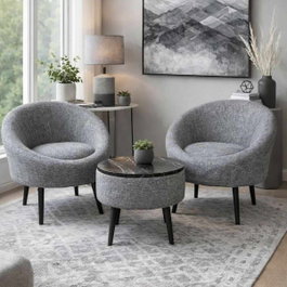 Atelier Del Sofa Lida Linen - Gris